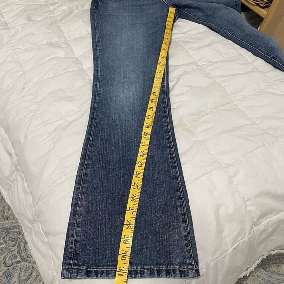 Gap Original Flare Low Rise Denim Jeans Blue Size 6R Women Y2K 2006 100%… - Picture 5 of 8